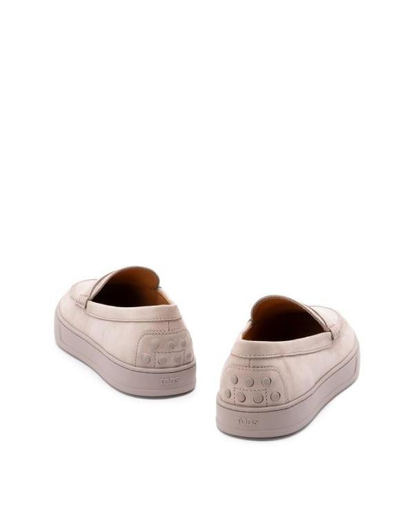 Tods Nubuck Leather Loafers Men’s Brown XXM04L006406 RN C416