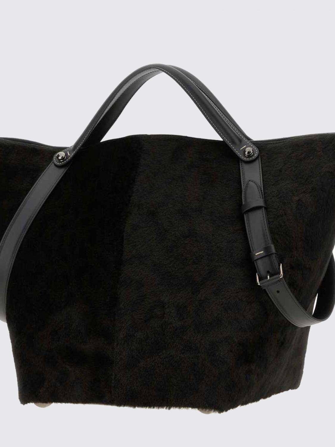 Maison Margiela Leather Tote Bag Brown