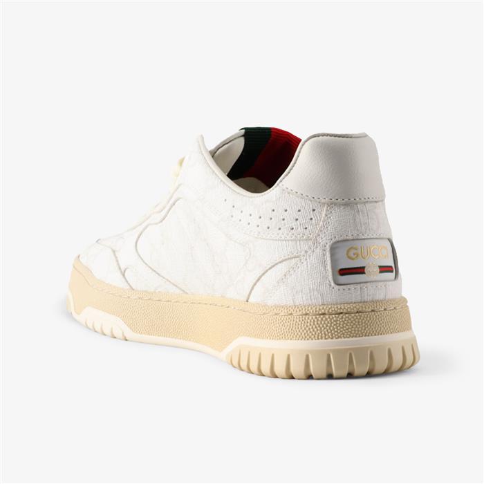 GUCCI ReWeb Women’s Low-Top Sneakers White Leather