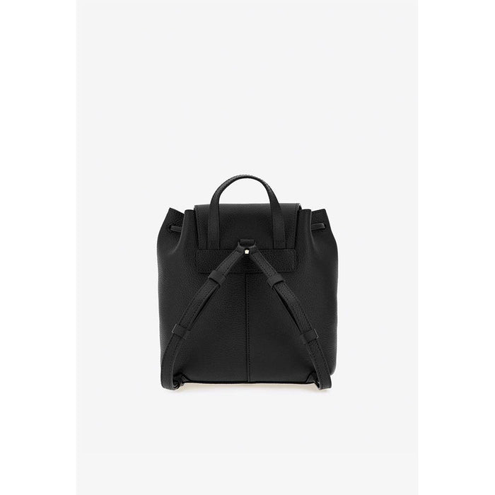 Ferragamo Multi-Pocket Mini Backpack Black Leather