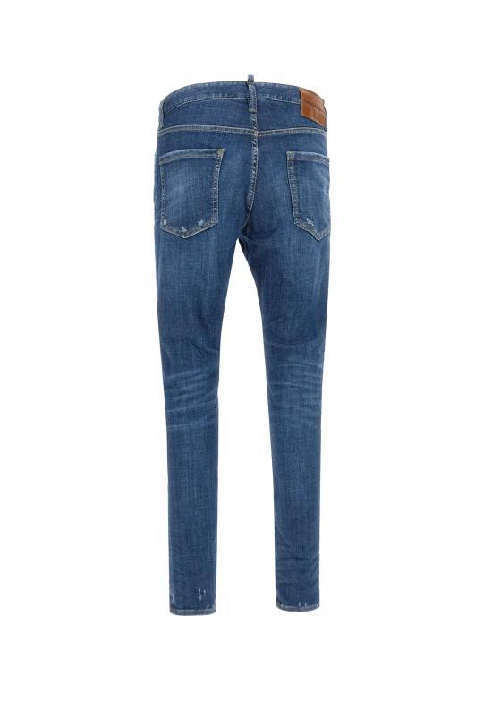 Dsquared2 Blue Distressed Slim Fit Denim Jeans Men S74LB1727 S30872470