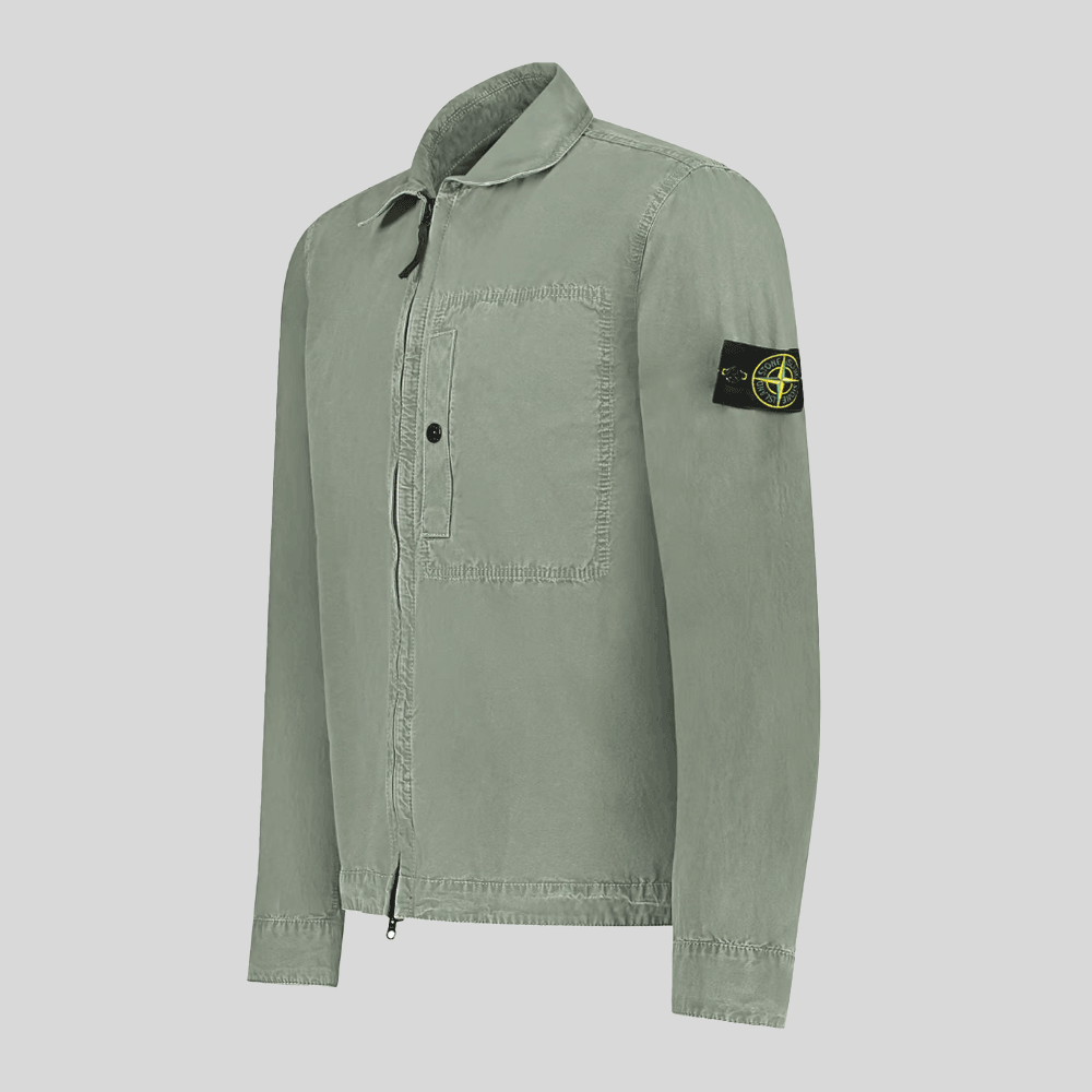 STONE ISLAND Men Old Effect Overshirt Jacket 1200032 S00WN V0159