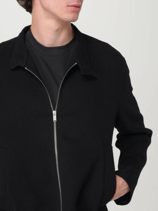 LARDINI Bomber Jacket for Men IVBERITIVC63631999 BLACK DOM