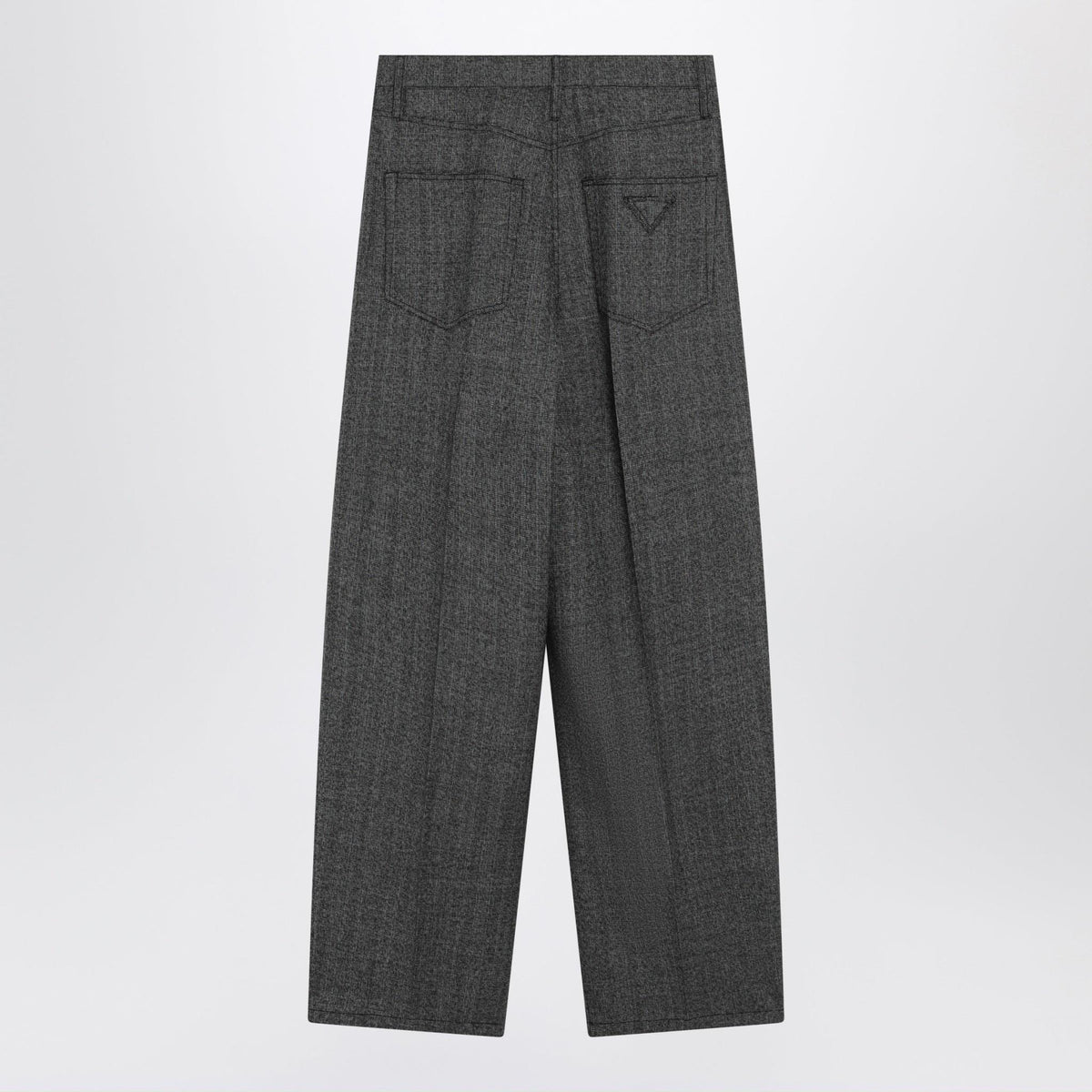 PRADA Black Wool Classic Trousers