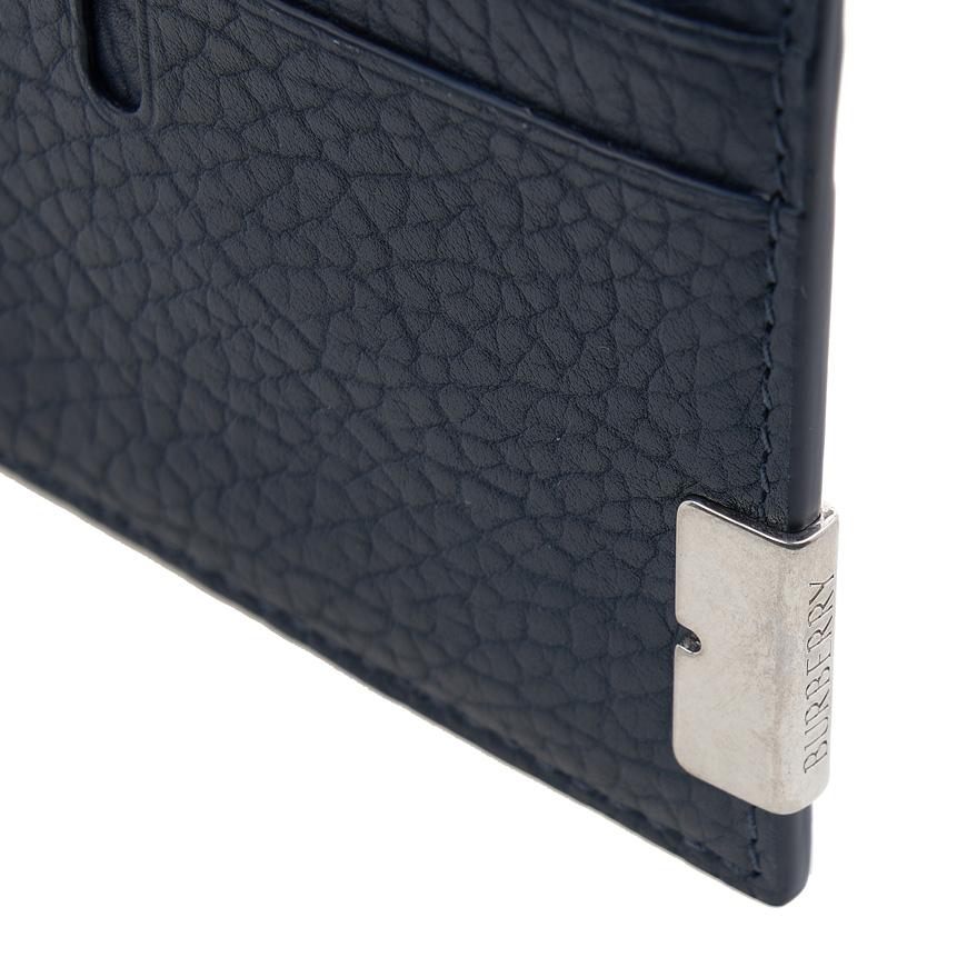 BURBERRY Tall B-Cut Card Case Men’s Black Leather Ca 8085277 MS SANDON LGL A2995