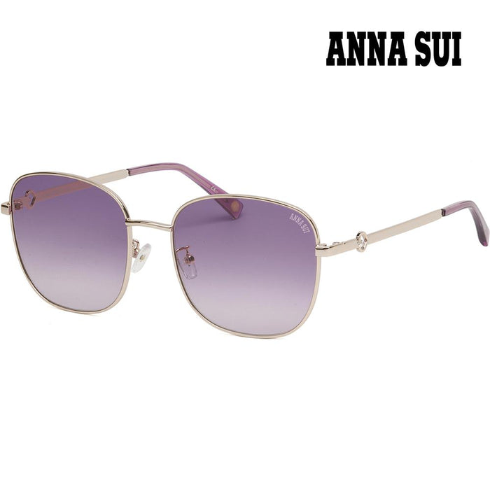 Anna Sui Oversized Women’s Sunglasses Black Plastic