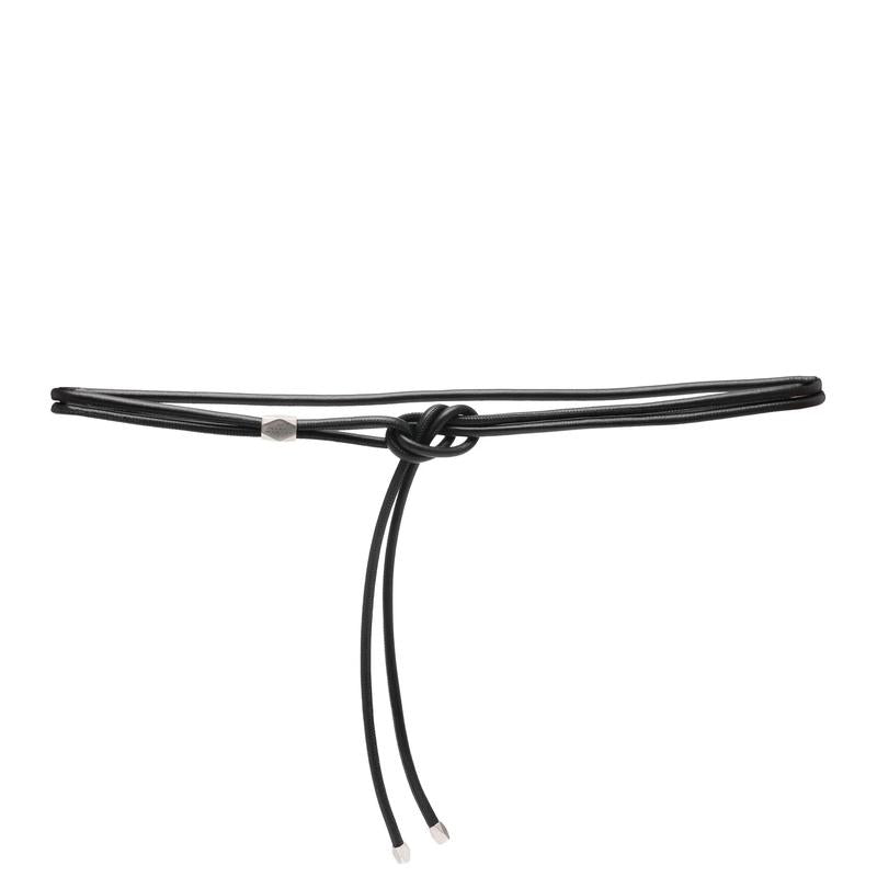 Isabel Marant Silvia Women’s Leather Belt Black