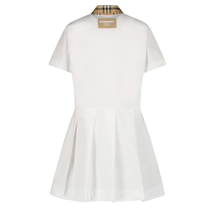BURBERRY Vintage Check Collar Midi Dress for Women