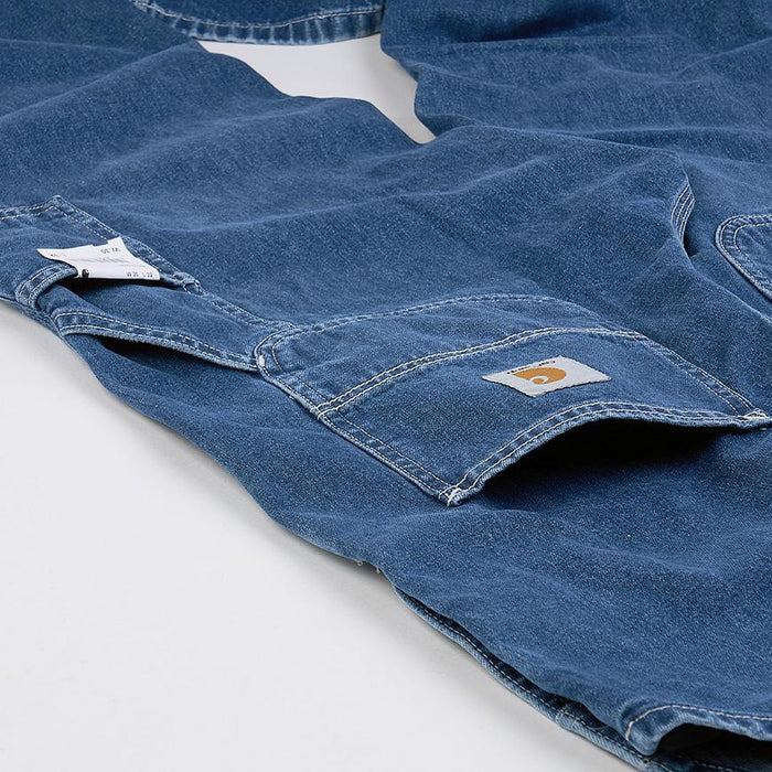 CARHARTT WIP Men’s Denim Bib Overalls Black