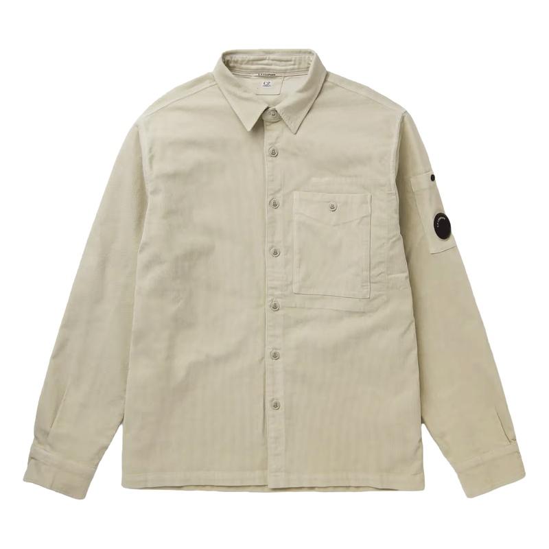 CP Company Lens Corduroy Long Sleeve Shirt for Men