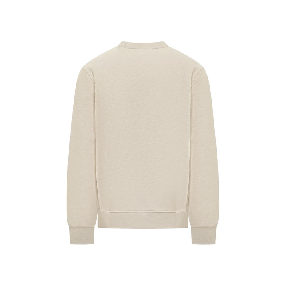 A.P.C. Harris Fleece Lined Ivory Sweatshirt Men H37012 APG