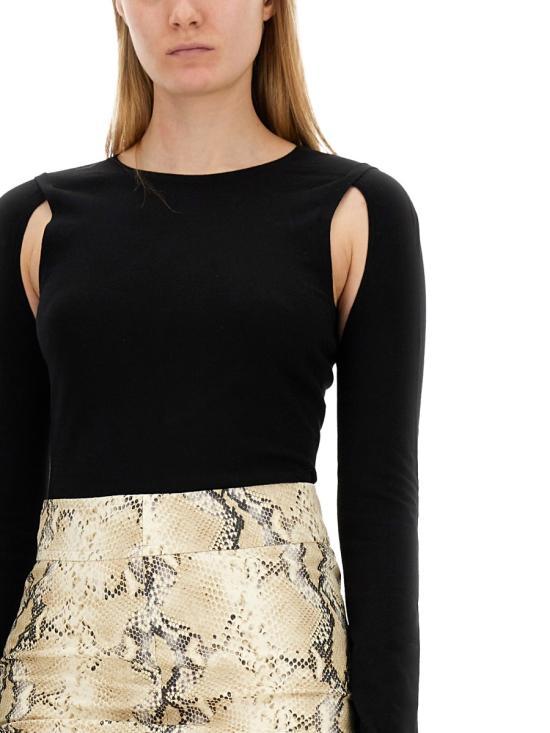 Helmut Lang Long Sleeve Sweatshirt Top O02HW703001 BLACK DOM