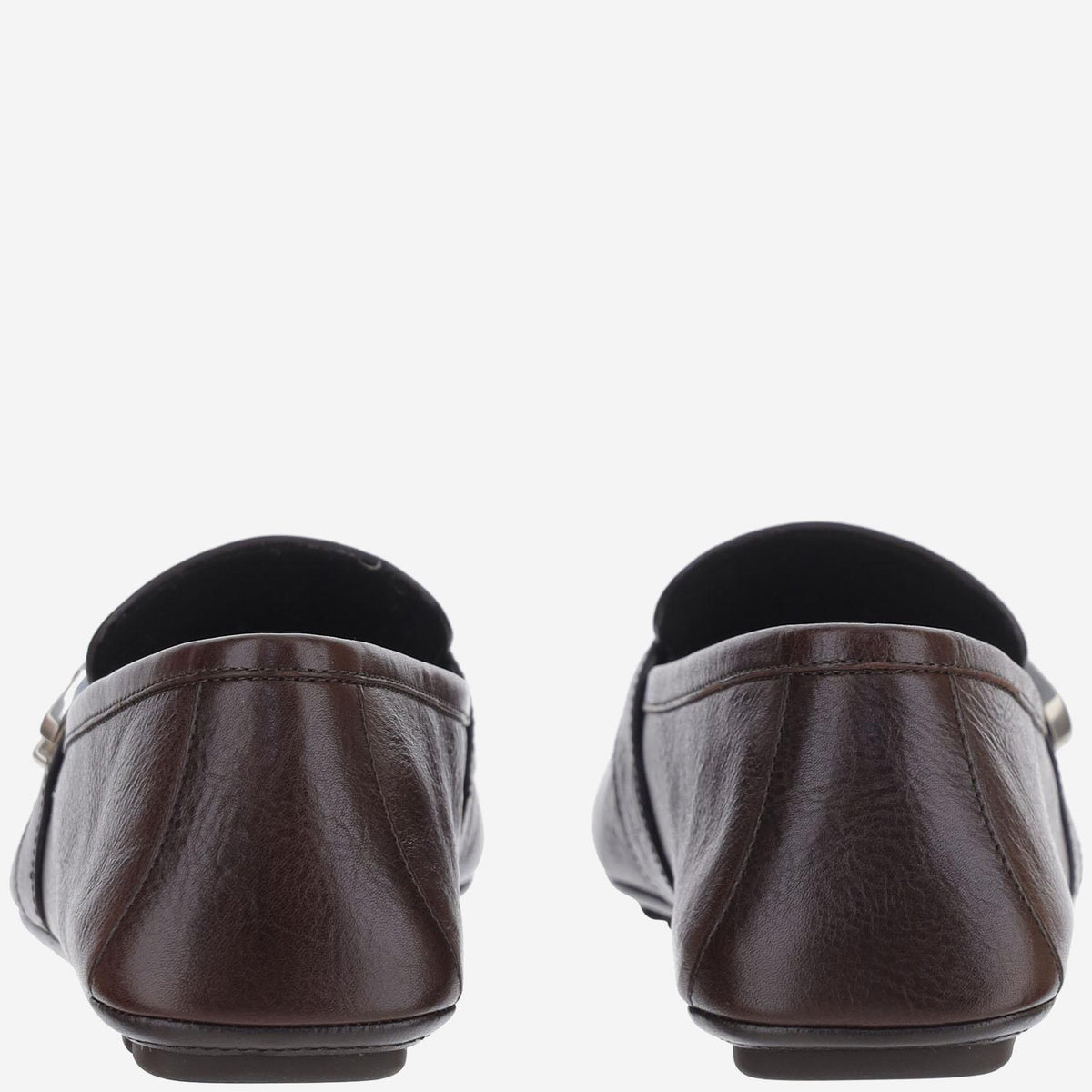 GUCCI Leather Loafers Men’s Brown