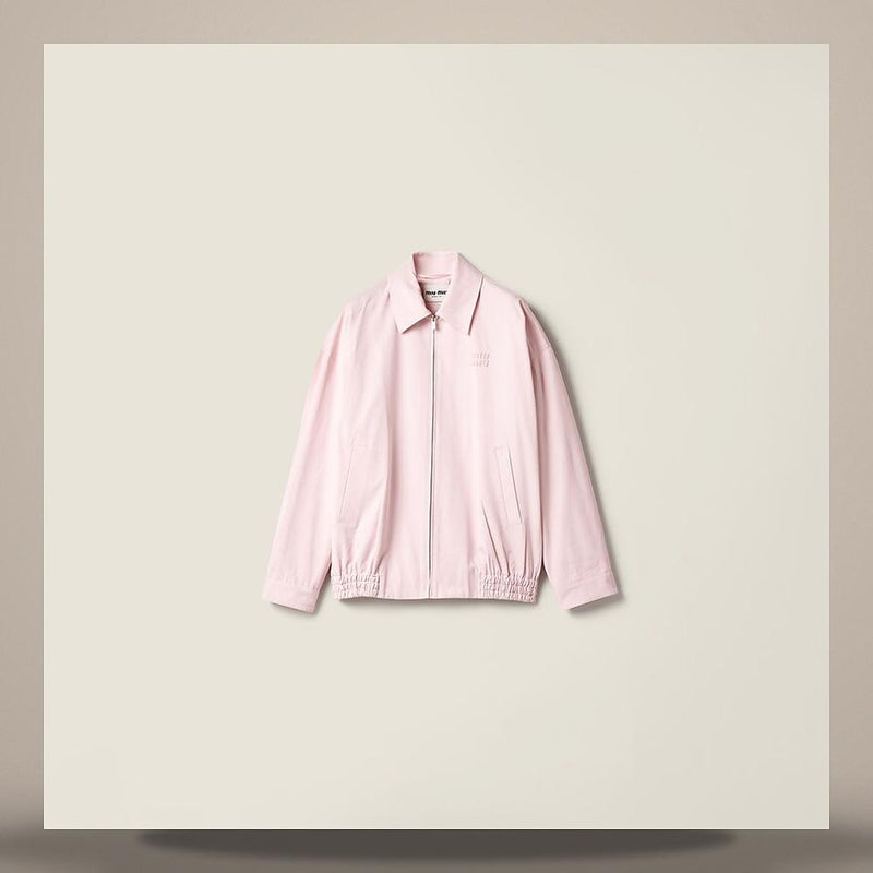 Miu Miu Poplin Bomber Jacket ML1546 1BMS F0E18