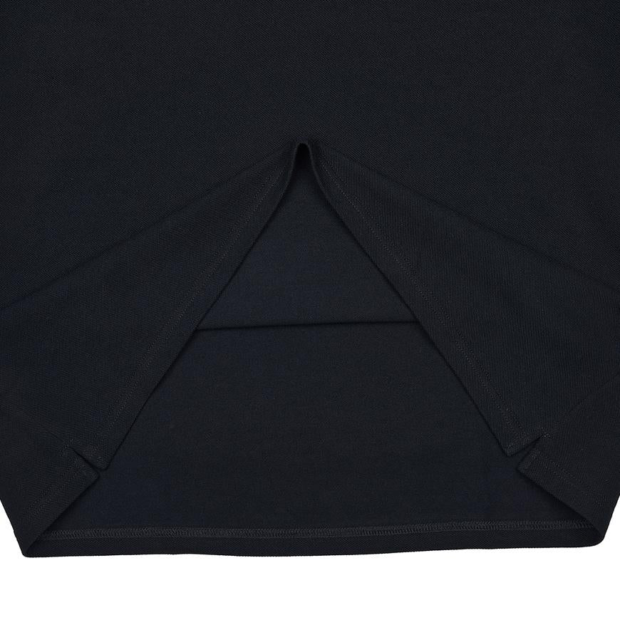 NEEDLES Men’s Shawl Collar Polo T-Shirt QV354C BLACK