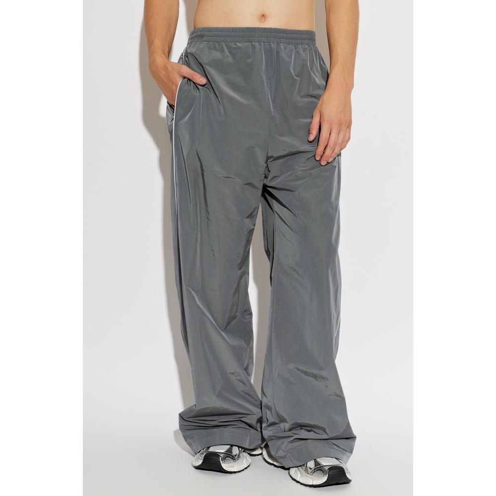 BALENCIAGA Men’s Bodys Sweatpants Joggers Gray Cotton Pants