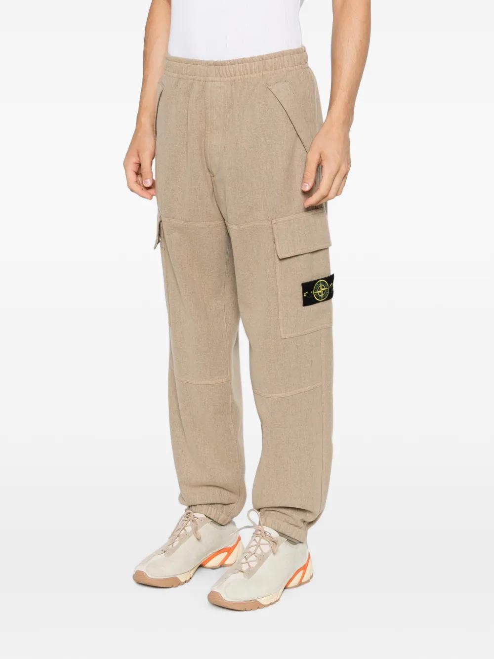 STONE ISLAND Cotton Cargo Pants Men FW26 Green