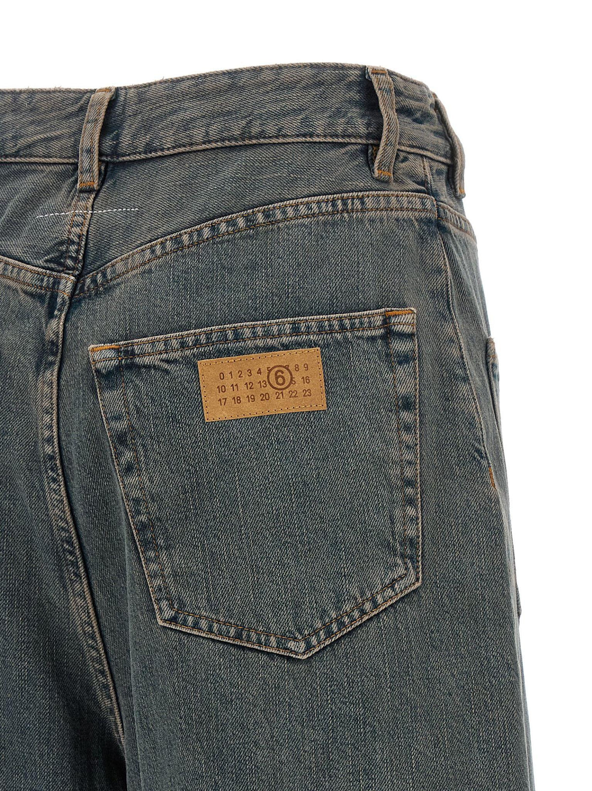 Maison Margiela Blue Denim Jeans Women’s Classic Straight Fit