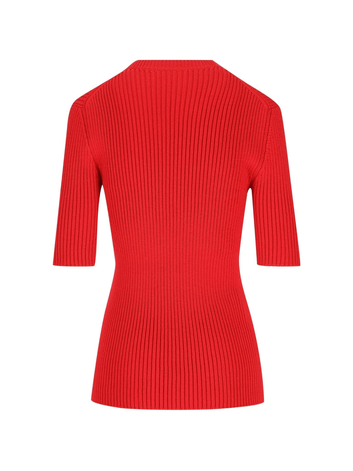 PRADA Wool Round Neck Knit Sweater for Women