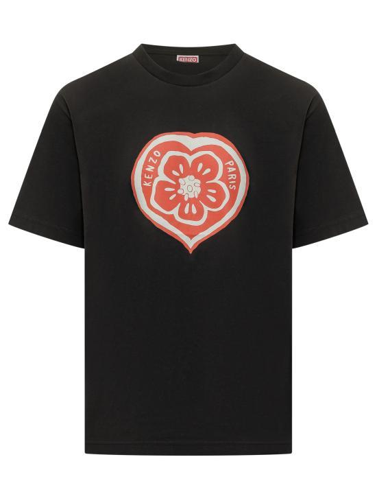KENZO Black Short Sleeve T-Shirt FG55TS2074 SO99J
