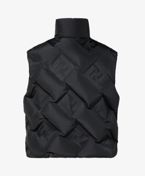 FENDI Black Down Puffer Jacket for Men FAN191 AT8C F0GME DOM