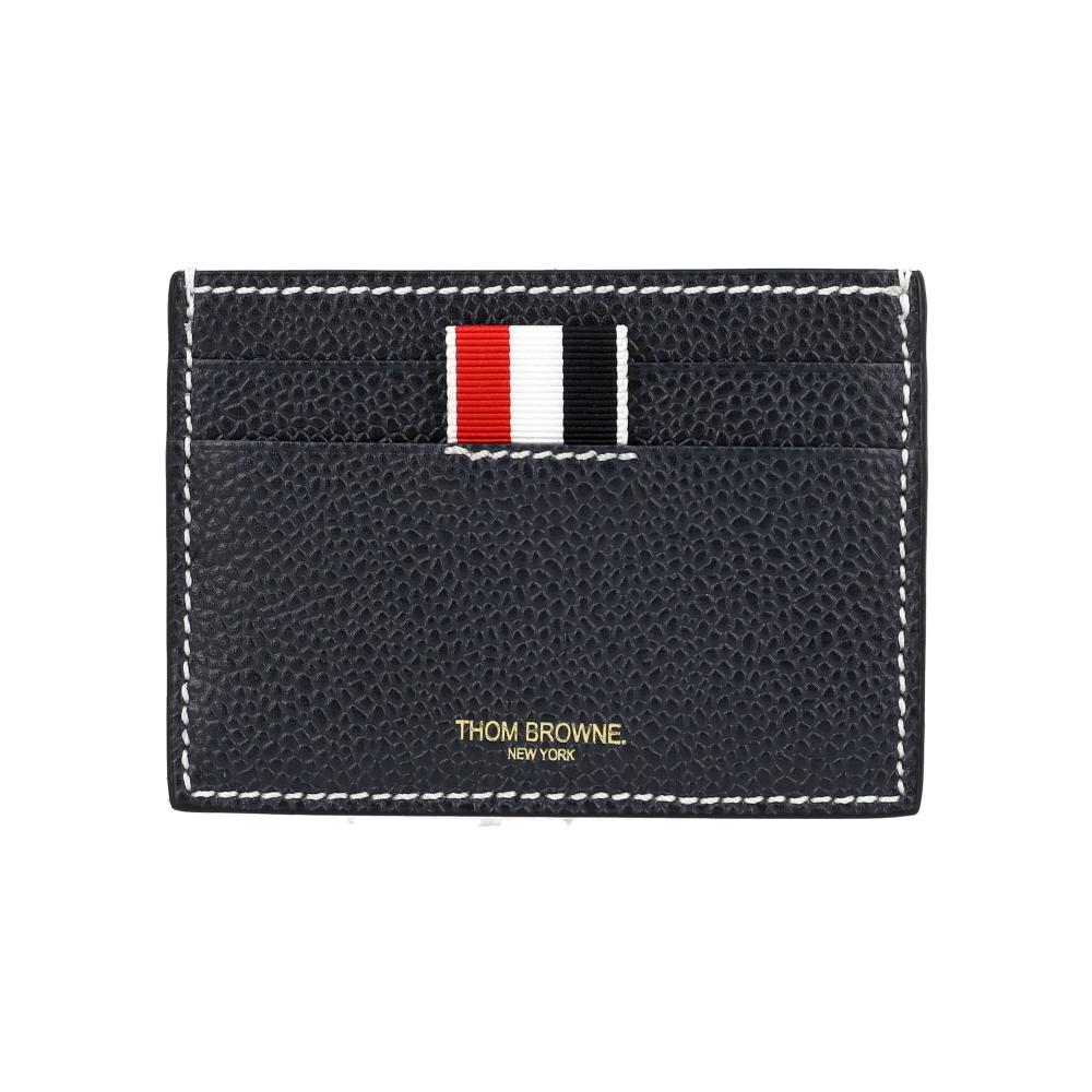 THOM BROWNE Pebble Grain Stitch Tricolor Tab Card Holder UAW067A 00198 415