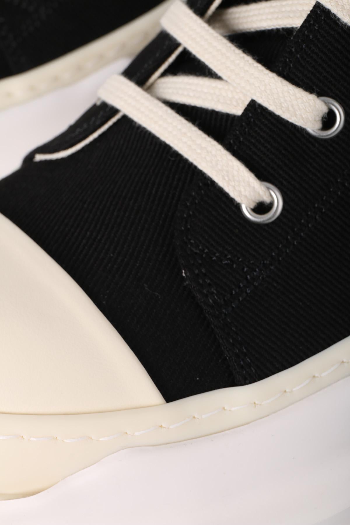 Rick Owens Black Milk DRKSHDW Cargo Abstract High-Top Sneakers
