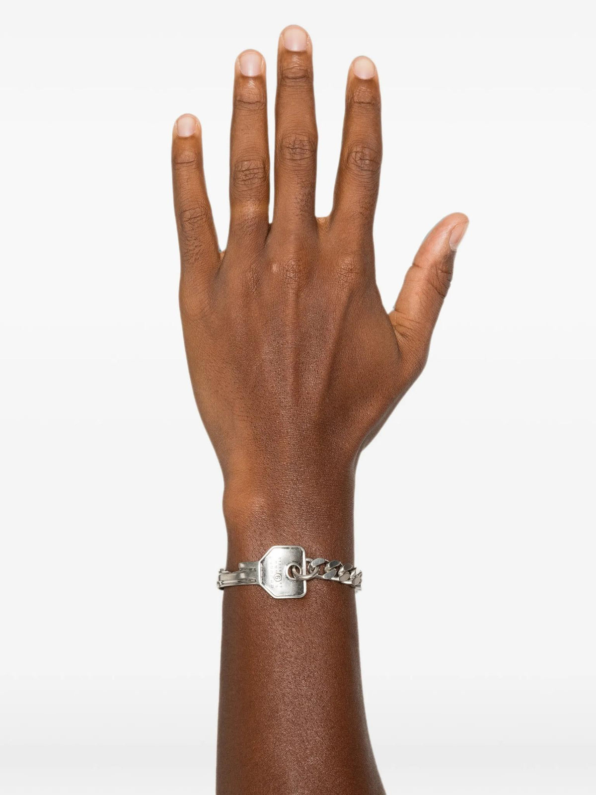 Maison Margiela Silver-Tone Chain Link Bracelet