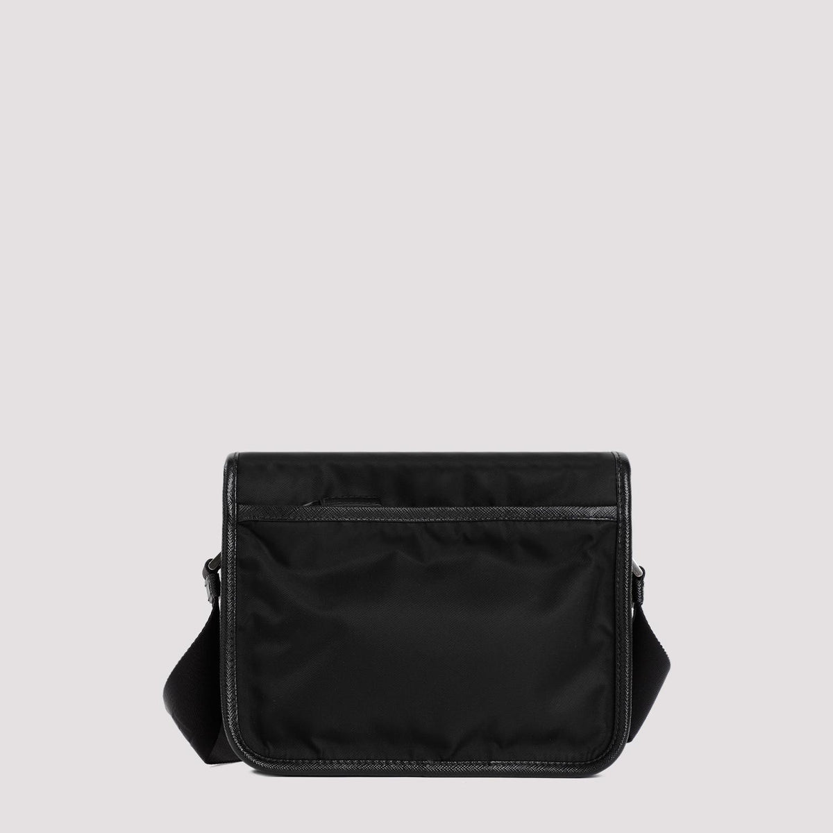 PRADA Black Leather Shoulder Crossbody Bag