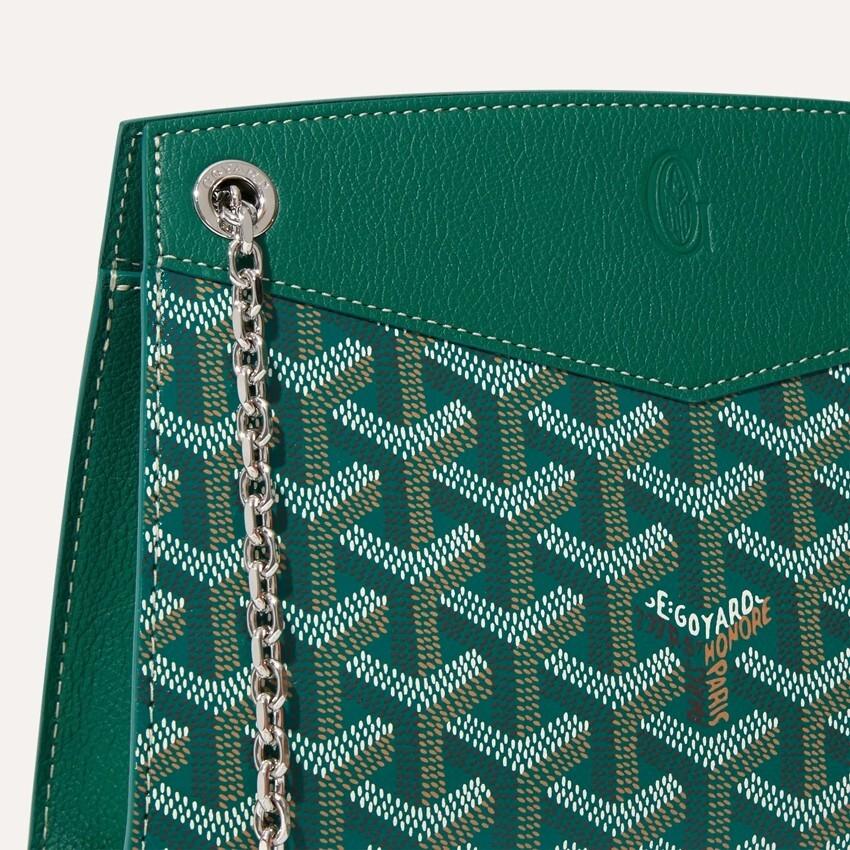 GOYARD Women’s Structured Rouette Mini Crossbody Bag Green ROUETSMINTY 09CL 09P