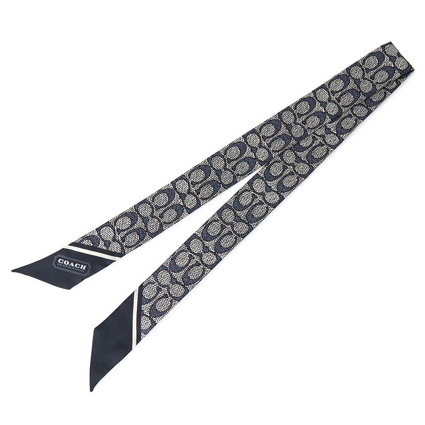 Coach Signature Women’s Silk Skinny Scarf C2783 DWP