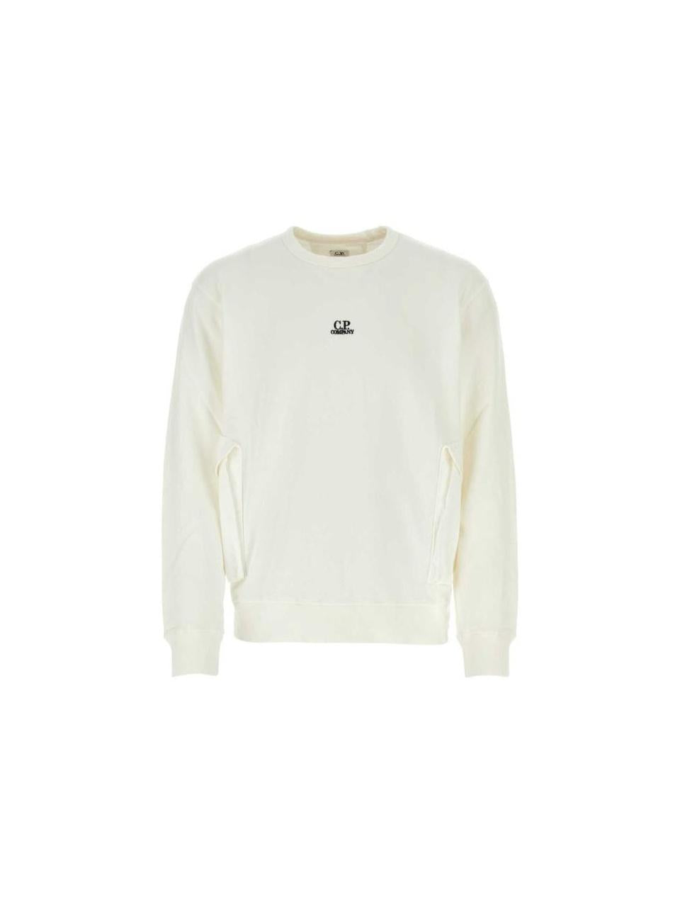 CP Company Cotton Fleece Mixed Pocket Sweatshirt for Men