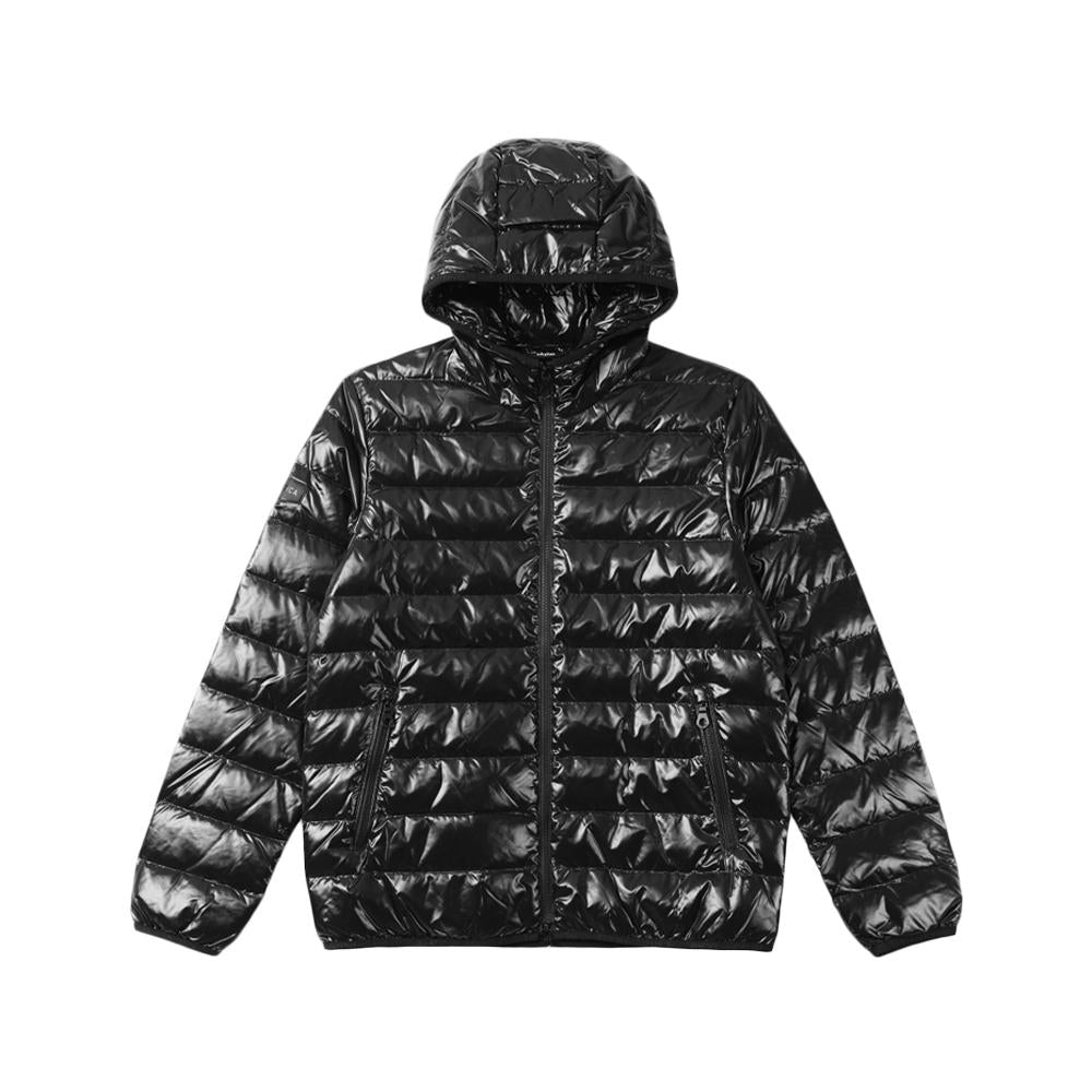 Duvetica Aten D Logo Patch Lightweight Puffer Jacket Black VDDJ11945K0001 BKS