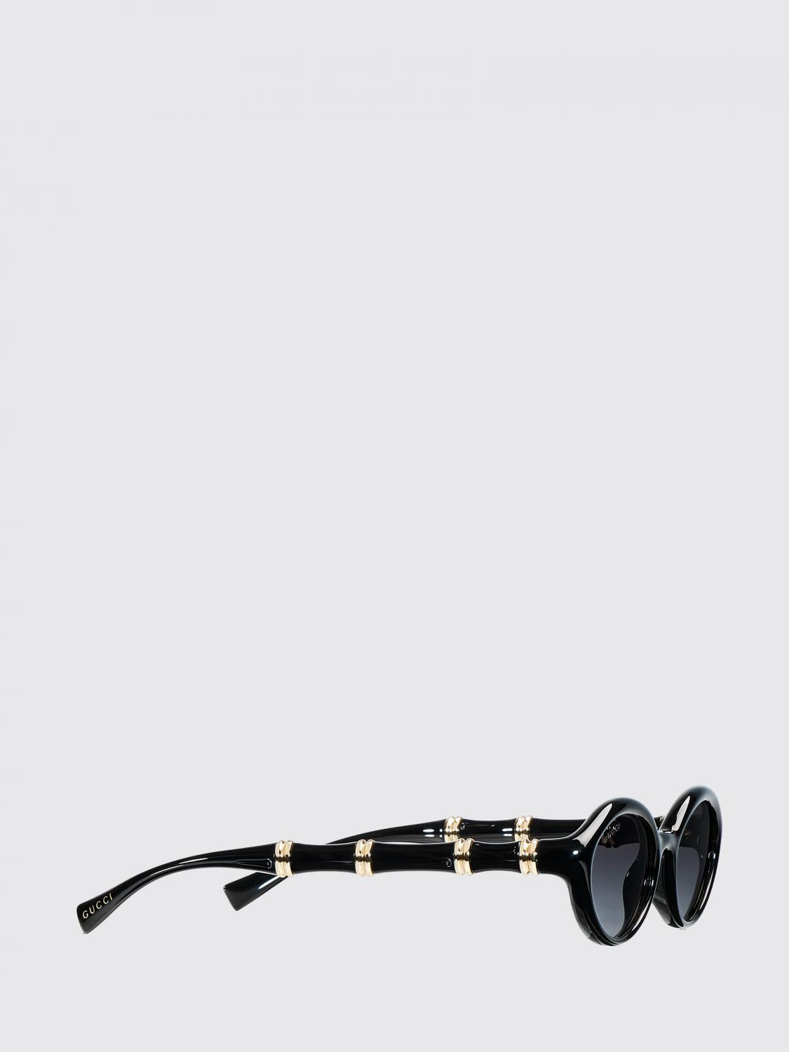 GUCCI Black Acetate Square Sunglasses