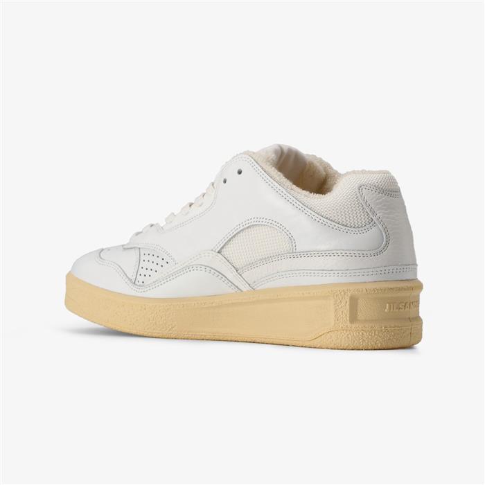 JIL SANDER Leather Women’s Low-Top Sneakers White