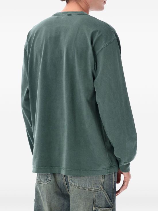 CARHARTT WIP Vista Long Sleeve T-Shirt Men’s Sweat I030779 3U0GD DARK SCARAB DOM