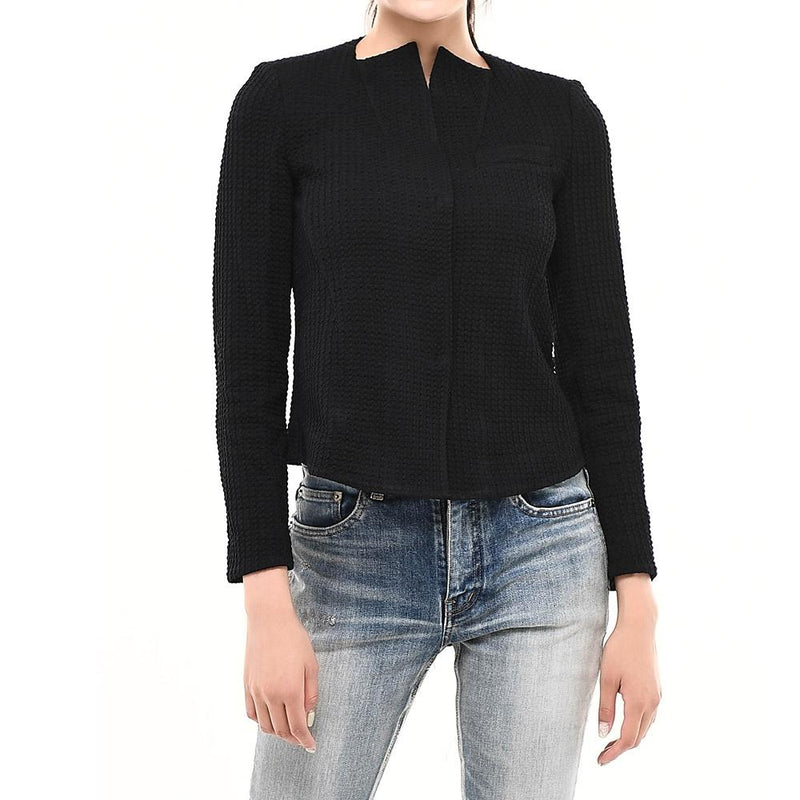 Giorgio Armani Jacquard Jacket Navy