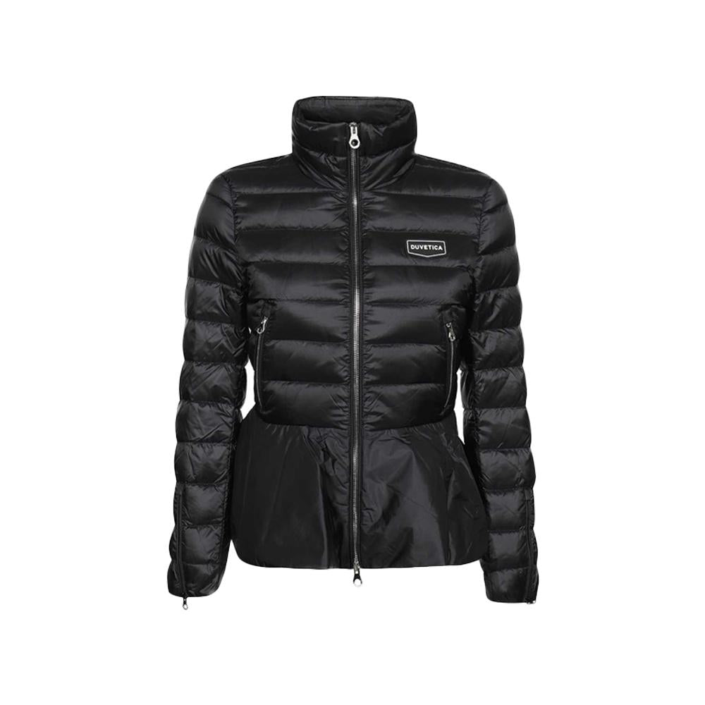 Duvetica MIDENA Logo Puffer Jacket Black VDDJ01725K0001 BKS