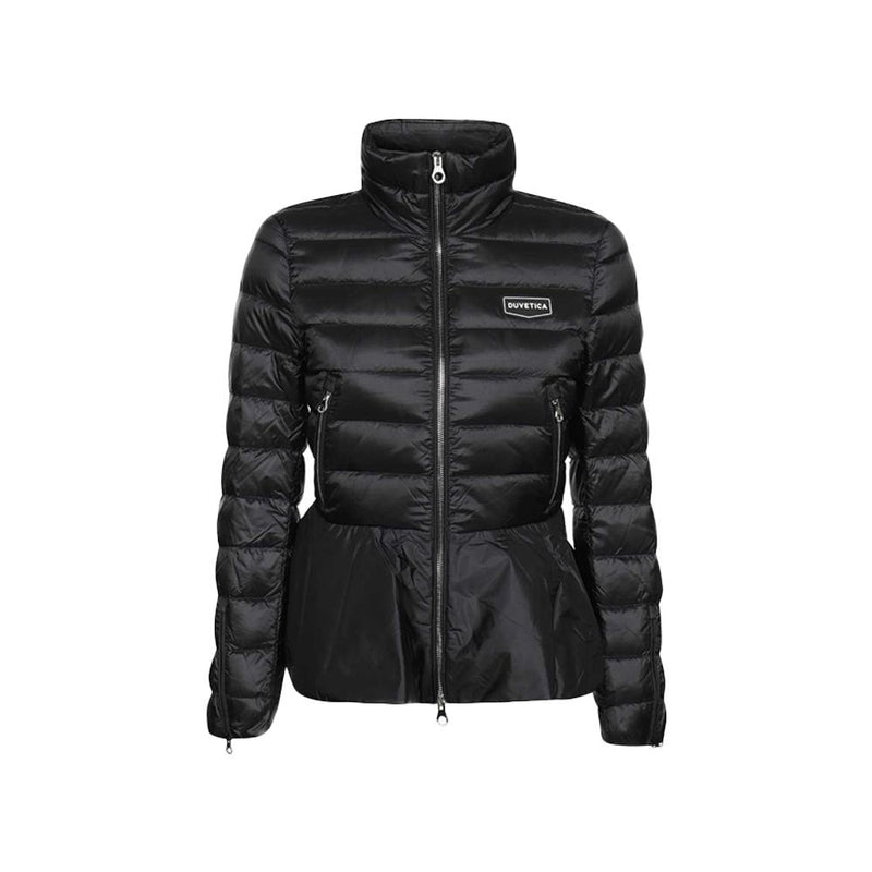 Duvetica MIDENA Logo Puffer Jacket Black VDDJ01725K0001 BKS