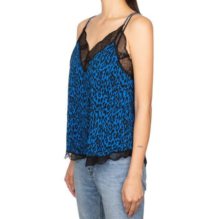 Zadig&Voltaire Leopard Print Sleeveless Top