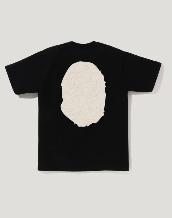 BAPE Black Short Sleeve T-Shirt Men’s Cotton Top 001TEM 301022
