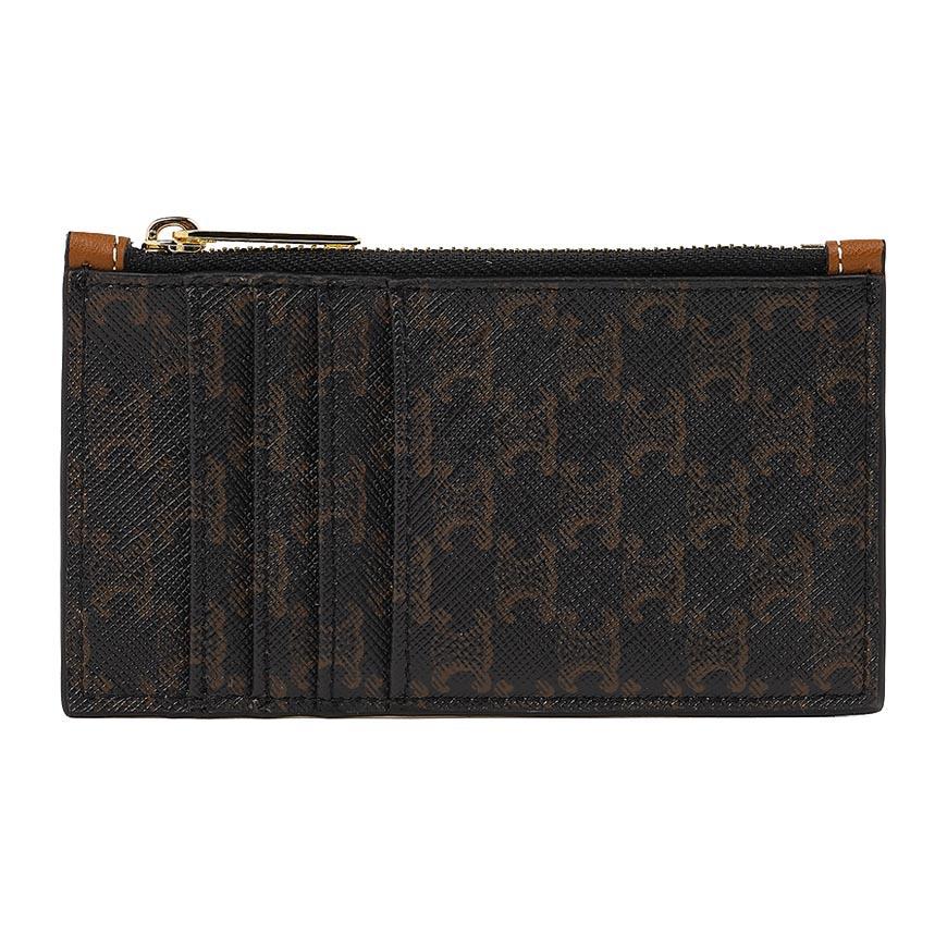 CELINE Men’s Compact Zip Card Holder Wallet