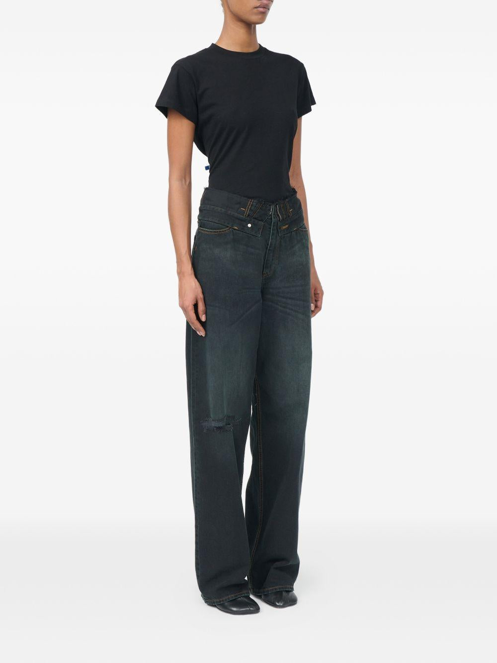 Maison Margiela Gray Denim Jeans for Women