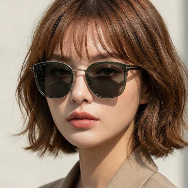 TOM FORD Transparent Acetate Asian Fit Unisex Sunglasses TF1243 K 20A