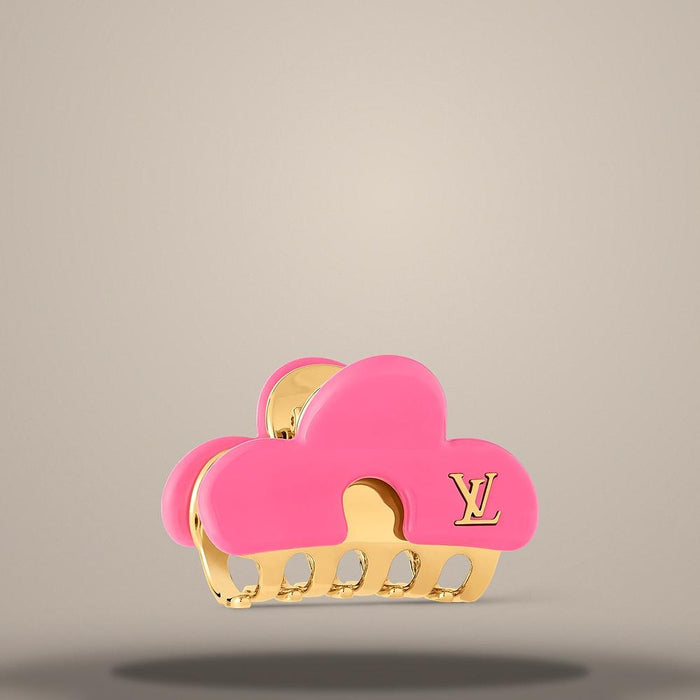 Louis Vuitton Pink LV Hair Clip Accessory M03028