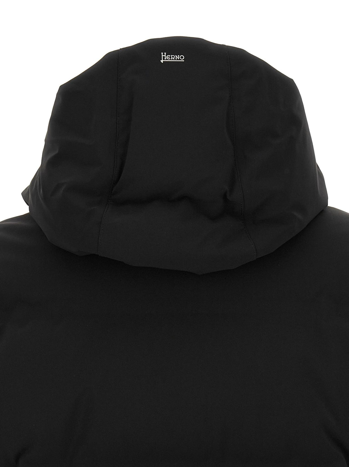 Herno Nylon Down Puffer Jacket Men Black