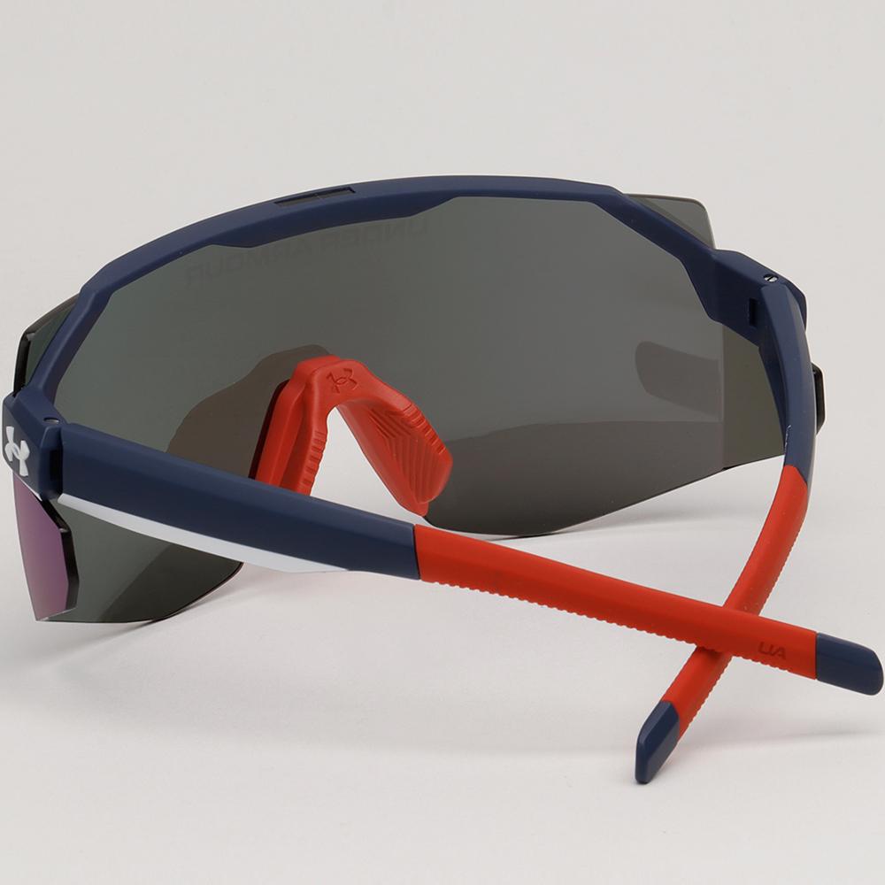 Under Armour Blue Mirror Sports Sunglasses Running Cycling Softba UA SQUAD WIRB3