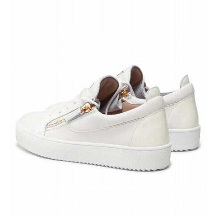 Giuseppe Zanotti Gail May London White Low-Top Sneakers