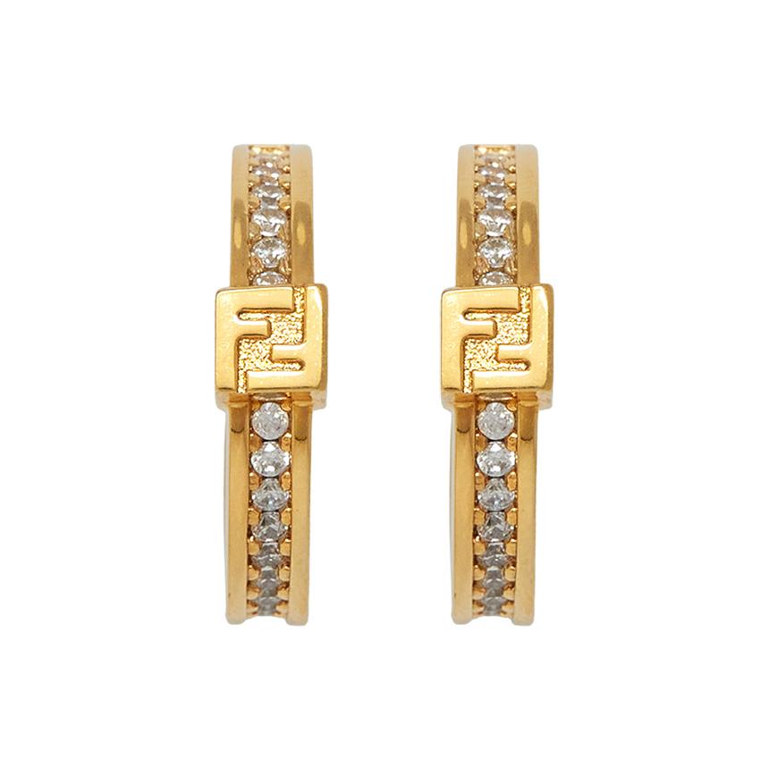 FENDI Forever Women’s Hoop Earrings 8AL216 ATEP F089U