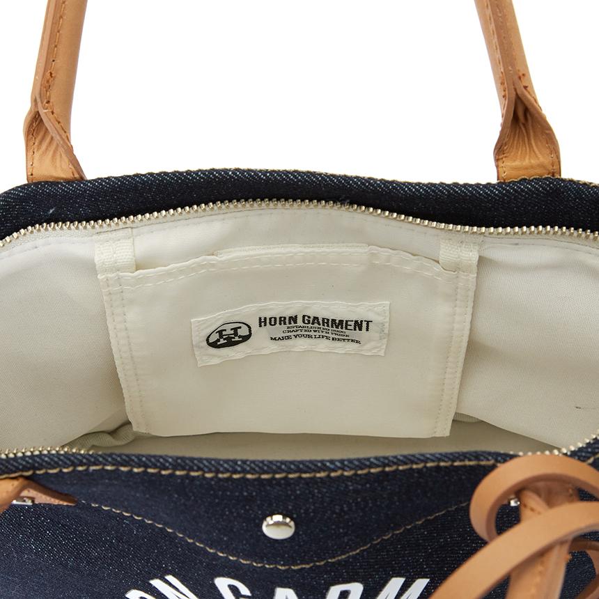 HORN GARMENT Women's Denim Tote Bag HCS 3A SB05 INDIGO